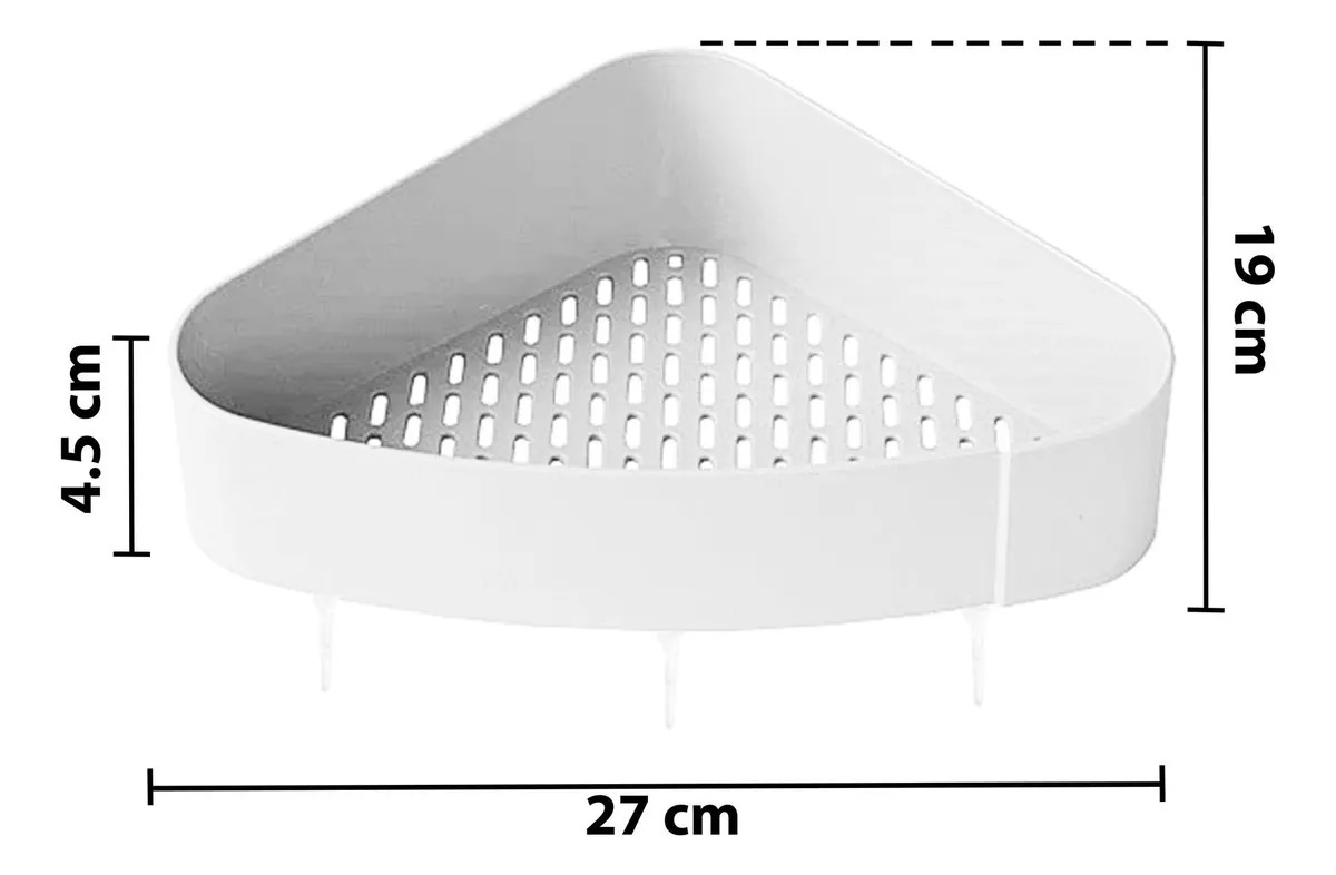 Étagère de douche dangle à autocollant durable