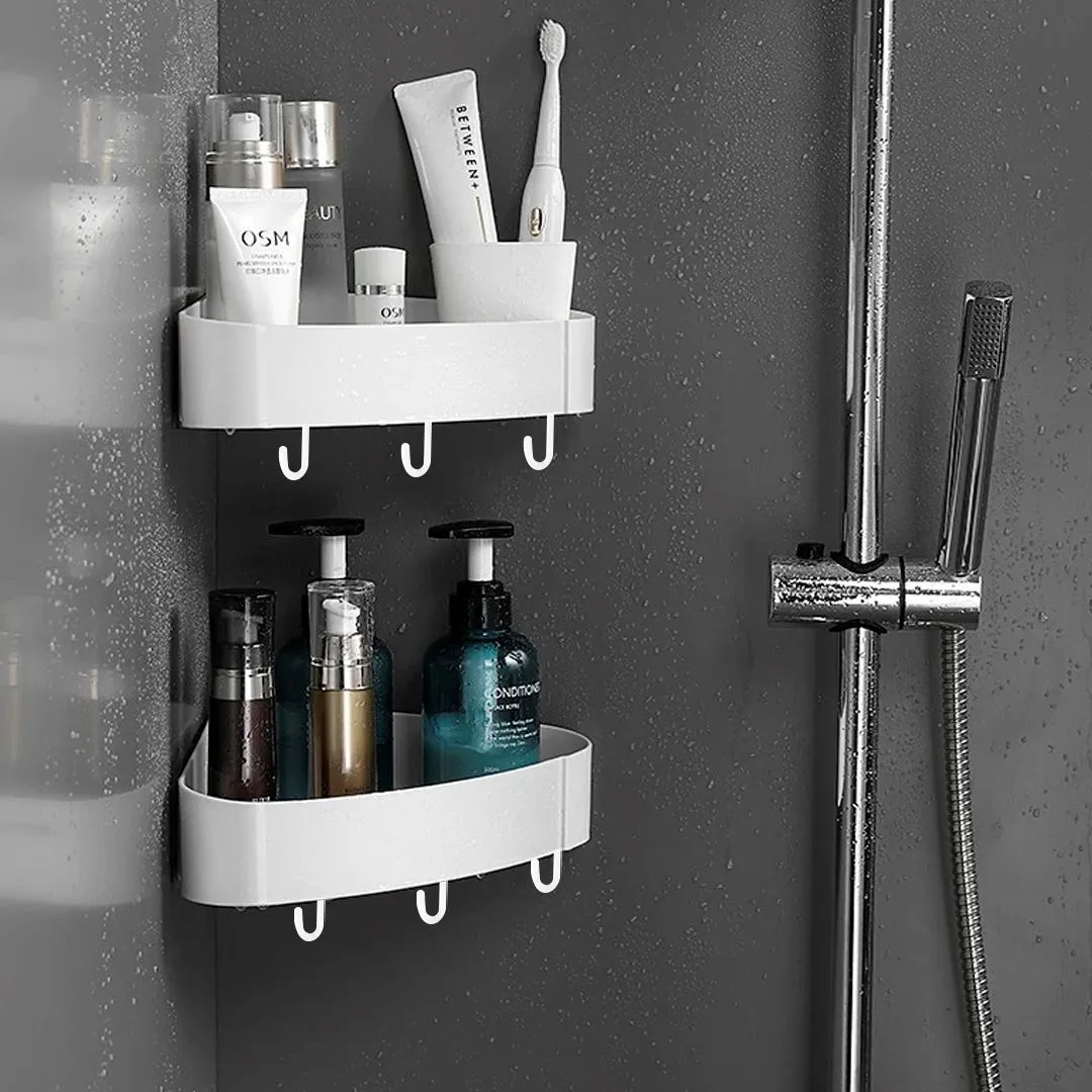 Étagère de douche dangle à autocollant durable