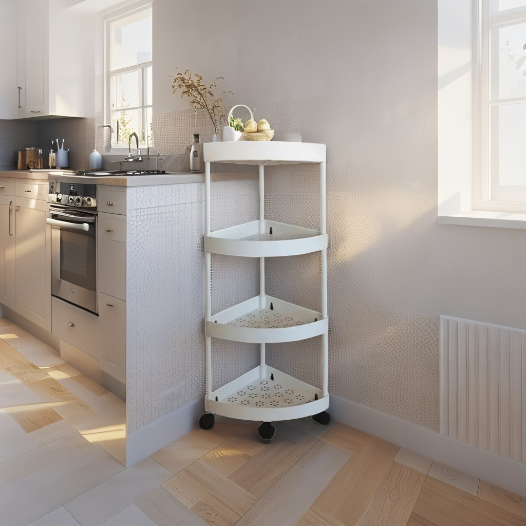 Étagère dangle multifonctionnelle à roulettes