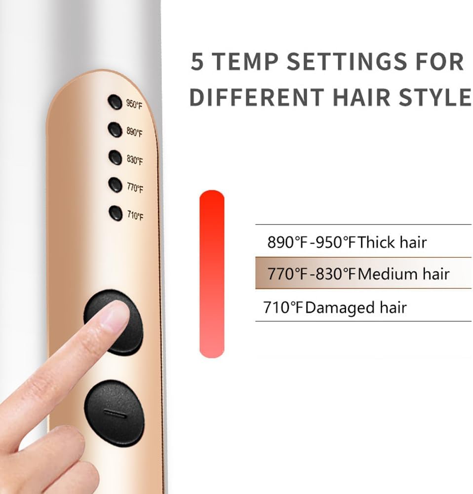 Straightening Comb - Hair Straightening Brush - Green