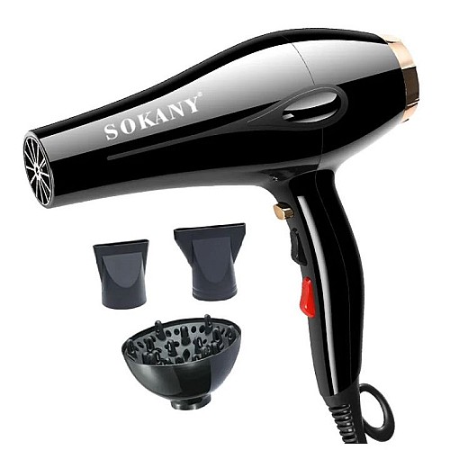 Sokany Sèche-cheveux PRO avec concentrateur & diffuseur 2600W - SK-2213