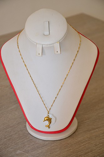 collier en ascier inoxidable tamponné