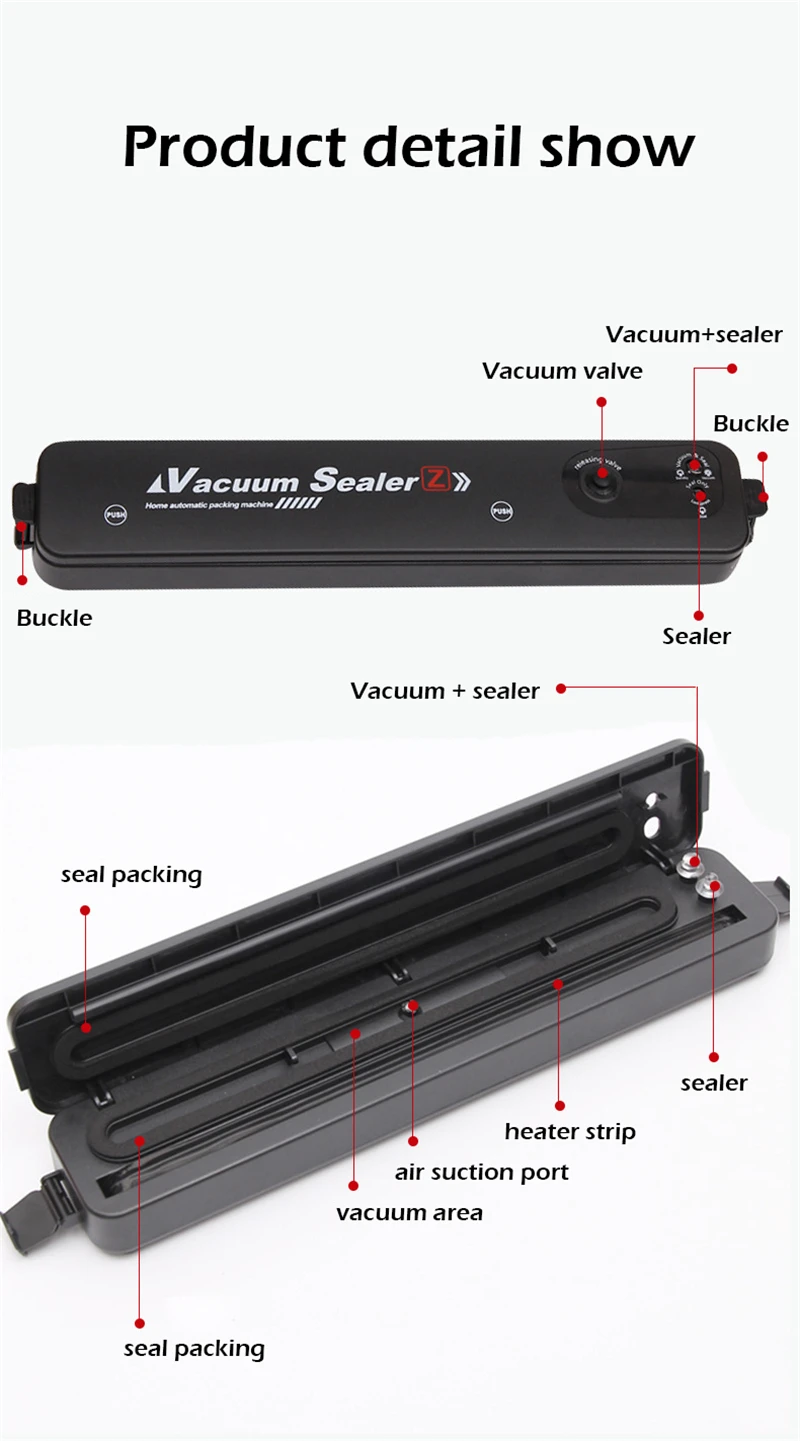 Vacuum Sealer Packaging Machine Film Sealer Vacuum Packer