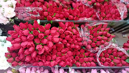 bouquets de roses artificielles