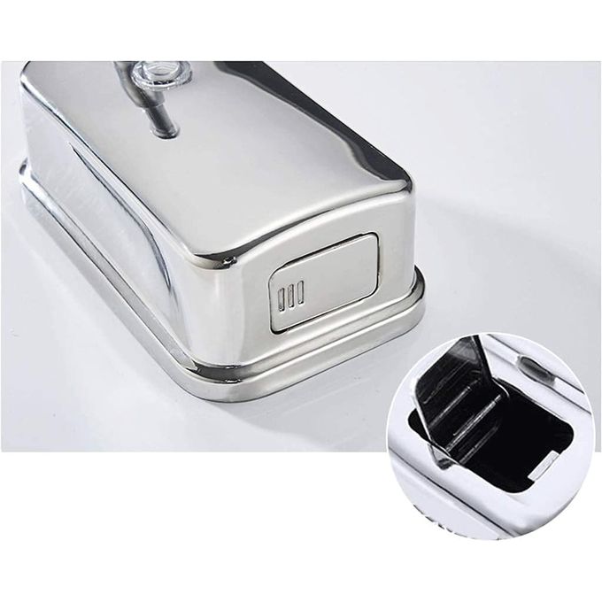 Distributeur de Gel Savon Liquide Mural en Inox 1000ml