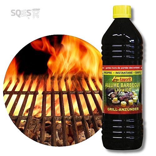 Allume barbecue liquide -Allume Feu sans Odeur - 1000ml