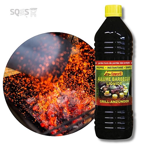 Allume barbecue liquide -Allume Feu sans Odeur - 1000ml