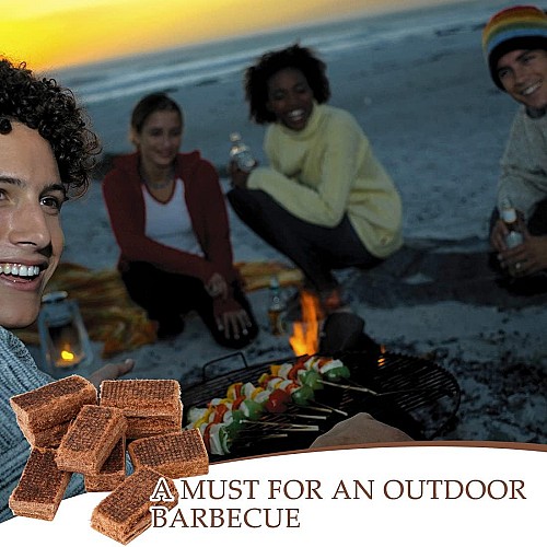 Allumeur en bois pour barbecue (24 pcs)