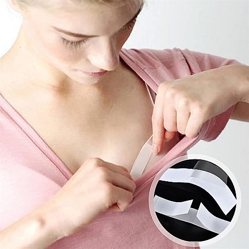 Bande adhésif double face pour vêtements - 24 pcs
