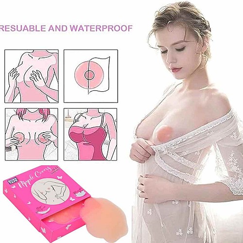 Couvre Mamelon en Silicone Réutilisable (2 Unités)
