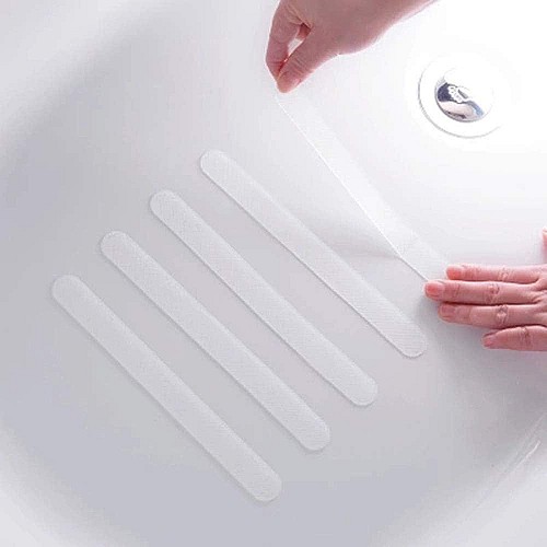 Ruban antidérapant & adhésif pour salle de bain transparent