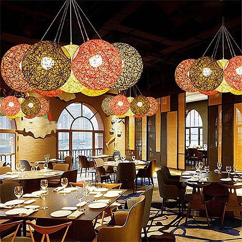 Lustre Bar, Café, Chambre, Restaurant en Rotin naturel (NATUREL)