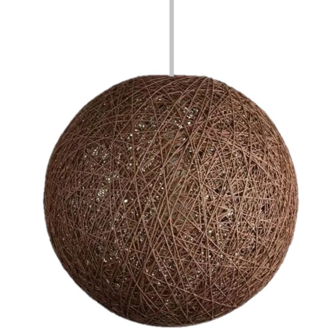 Lustre Bar, Café, Chambre, Restaurant en Rotin naturel (BROWN)