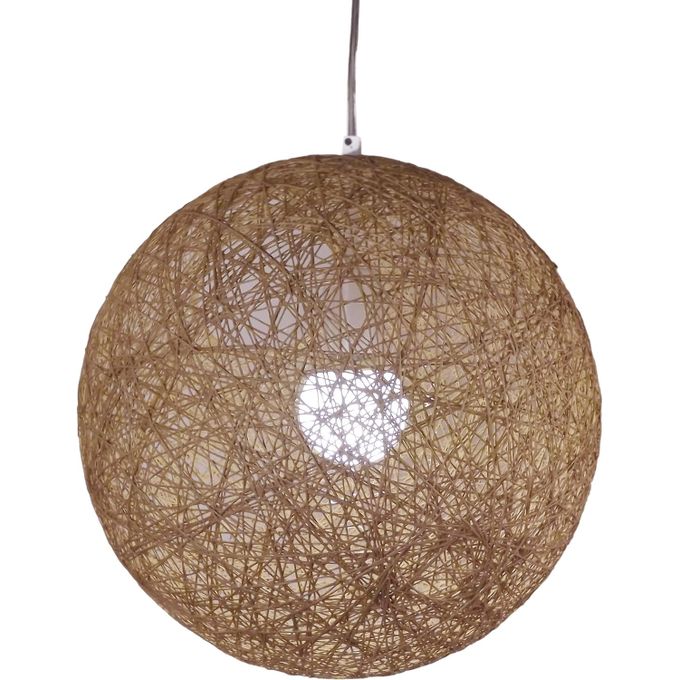 Lustre Bar, Café, Chambre, Restaurant en Rotin naturel (BROWN)