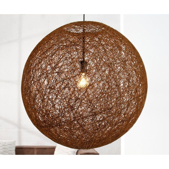 Lustre Bar, Café, Chambre, Restaurant en Rotin naturel (BROWN)