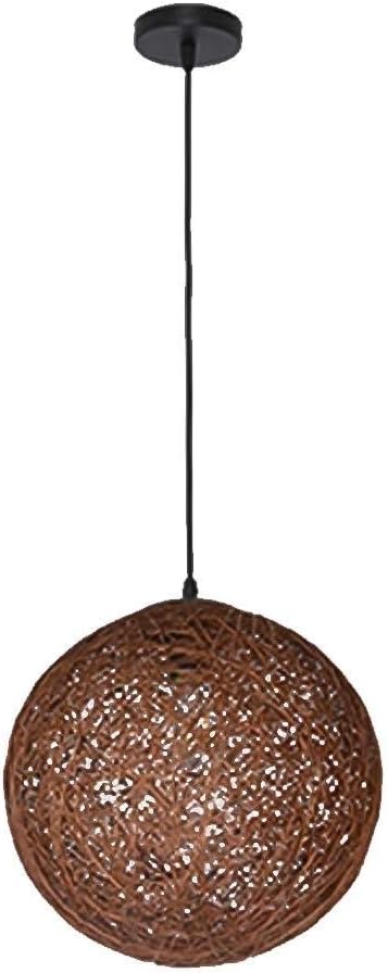 Lustre Bar, Café, Chambre, Restaurant en Rotin naturel (BROWN)