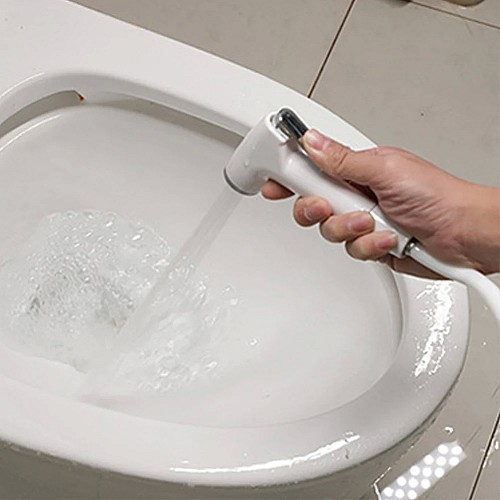 Kit complet Flexible Douchette pour WC " shattaf blanc "