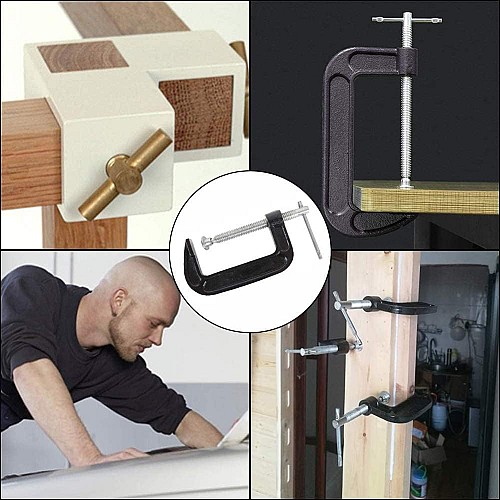 Ensemble de trois serre-joints en G
