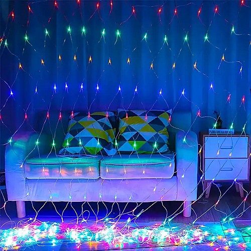 Guirlande Clôture Lumineuse - Grillage led RGB