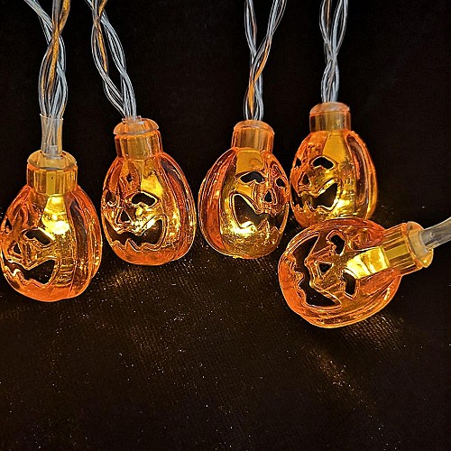 Guirlande LED Lumineuse Halloween CITROUILLE