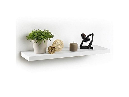 Étagère Suspendue, invisible pour Livres, Photos, décoration BLANC