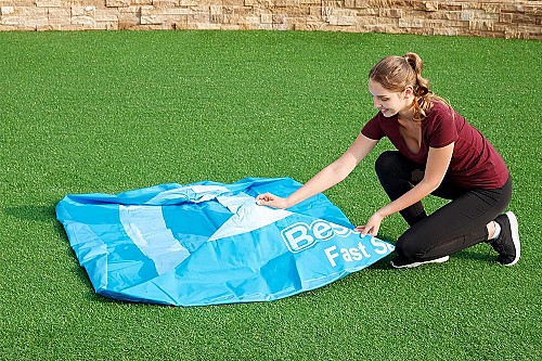 Piscine autoportante 1.8mx51cm En pvc et nylon