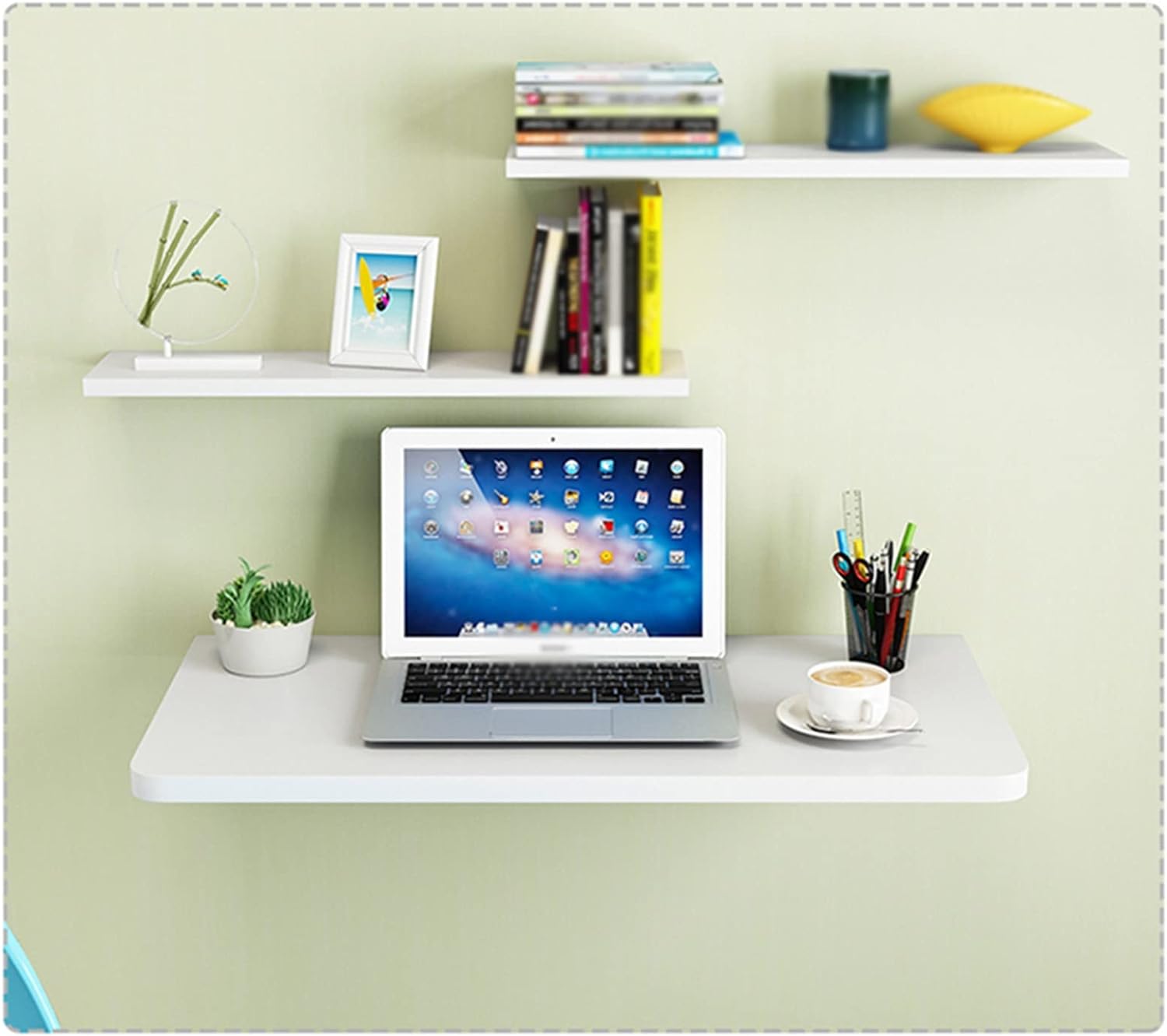 Bureau Mural Rabattable 75/45cm En BOIS