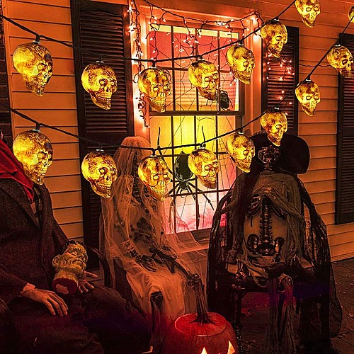 Guirlandes Lumineuse Halloween Tunisie - Tête de mort