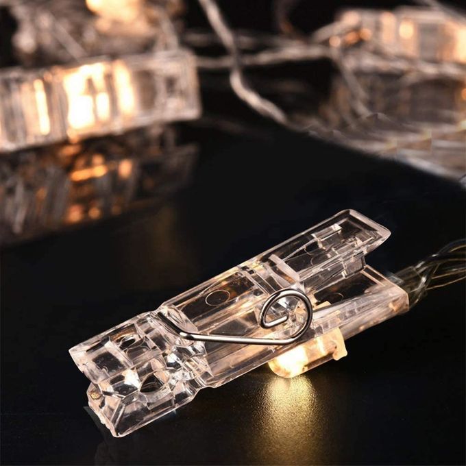 Guirlande Lumineuse Photo Clip LED - Epingle Lumineuse