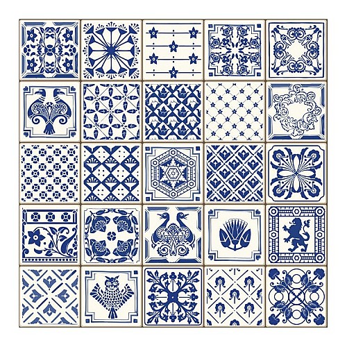 BOSS TAPE Carreau PVC Indigo 30cmx30cm