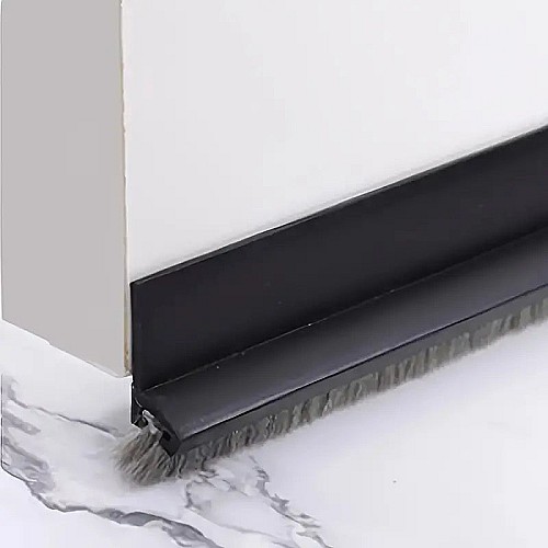 BOSS TAPE Boudin de Porte MARRON, Baguette à brosse en PVC Adhésive