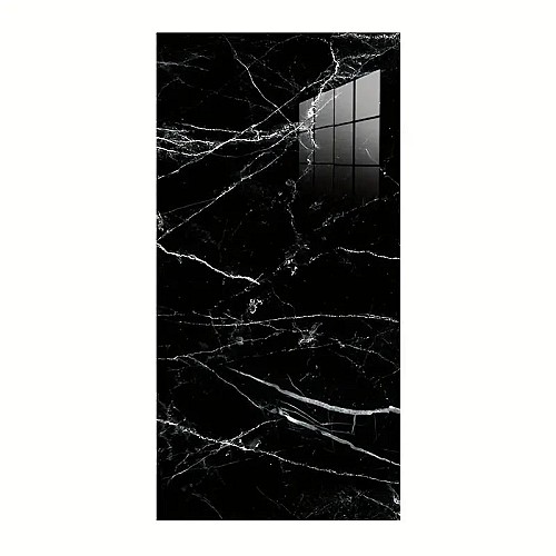 10 Panneaux muraux autocollants - Carreaux Marbré NERO MARQUIRA - 30cmx60cm  بديل الرخام
