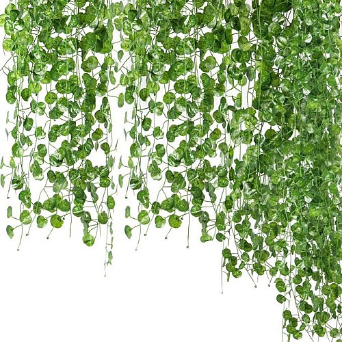 12 guirlandes de Lierre artificielles - Plante Décorative Artificielle
