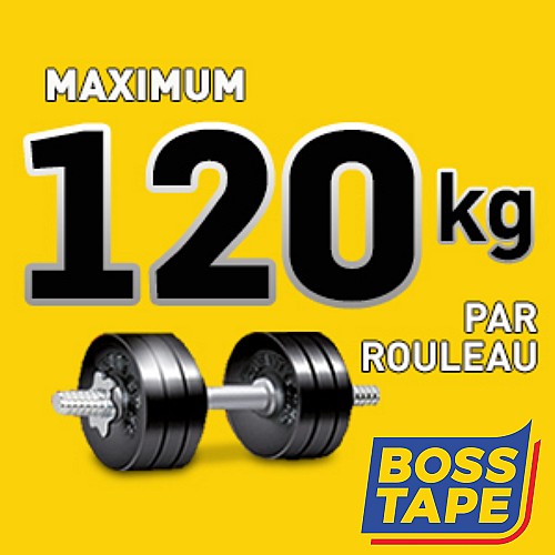 Ruban de montage acrylique double face 120kg/m2