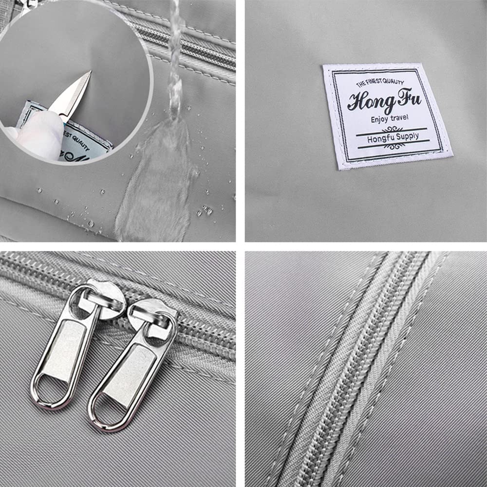 Sac de voyage pliable de grande capacité Sac fourre-tout GRIS
