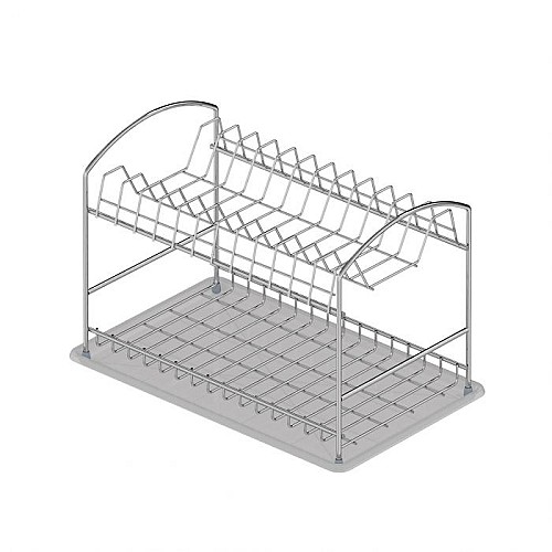 Porte assiette/verre INOX à poser S-4017-C