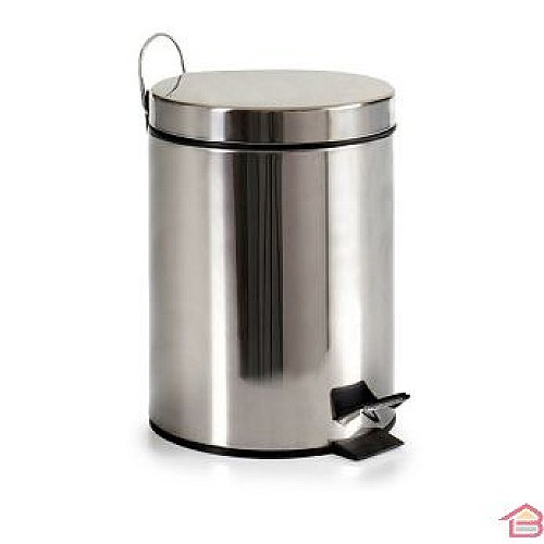 Poubelle a pédale en inox - 5l
