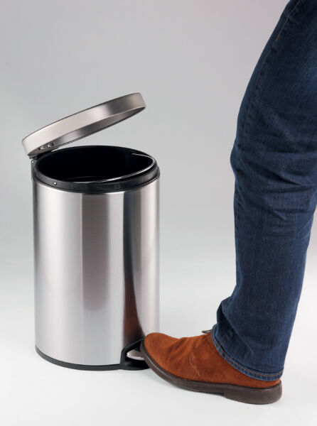 Poubelle a pédale 3l inox