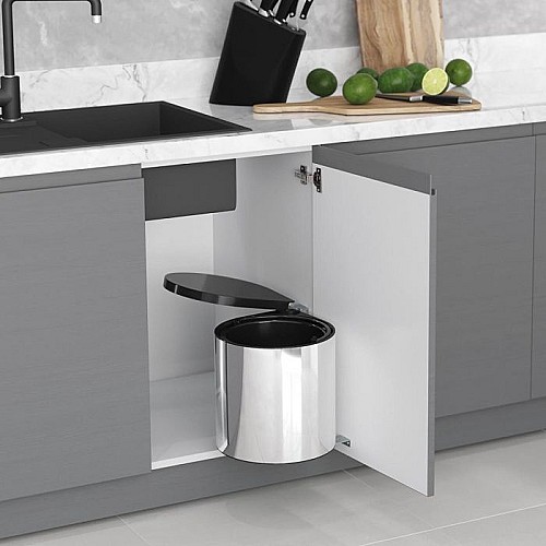 Poubelle inox ouverture automatique S-2253-SS