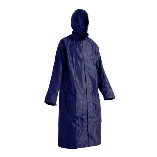 Manteau Imperméable Bleu Protection Pluie