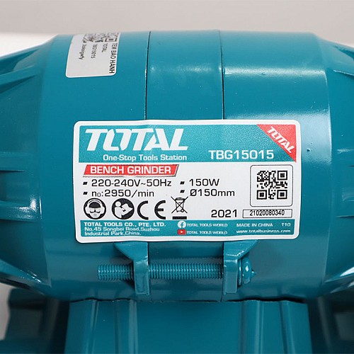 Touret a meuler 150mm-150w Total