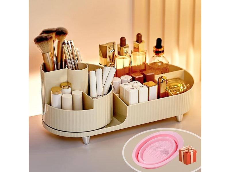 Organisateur De Maquillage Rotatif À 360°