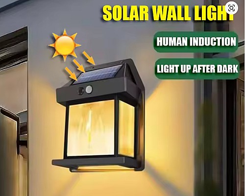 Applique Solaire LED Tungstène 3 Modes – Extérieur Tunisie