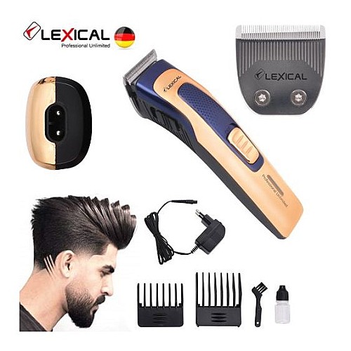 Tondeuse Cheveux Professionnelle Rechargeable -Noir&Bronze - LHC-5603