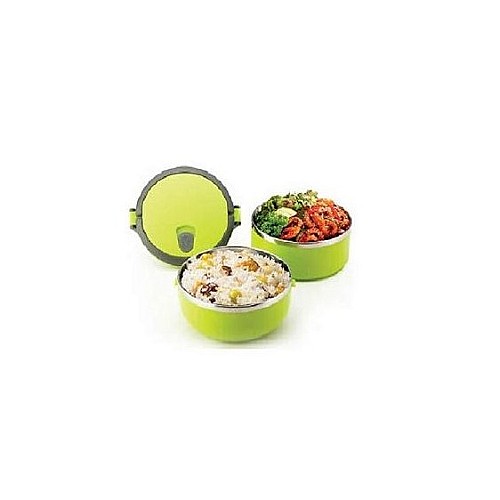 Lunch Box - 2 Niveaux Isotherme En Inox - VERT