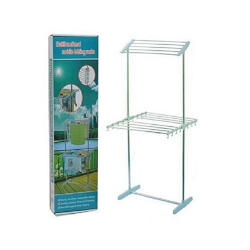 Séchoir - Sèche à Linge et vêtements - Deux Couches-