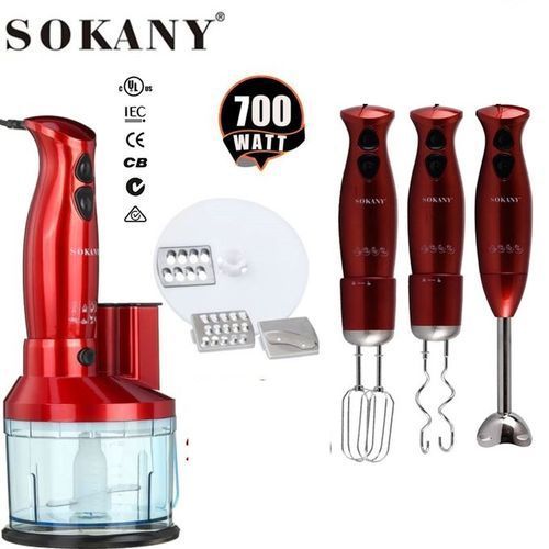 SH0090- Mixeur Plongeant Multifonction 700 W PRO 7En1- SOKANY