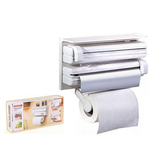 Distributeur Triple Papier- 3 en 1