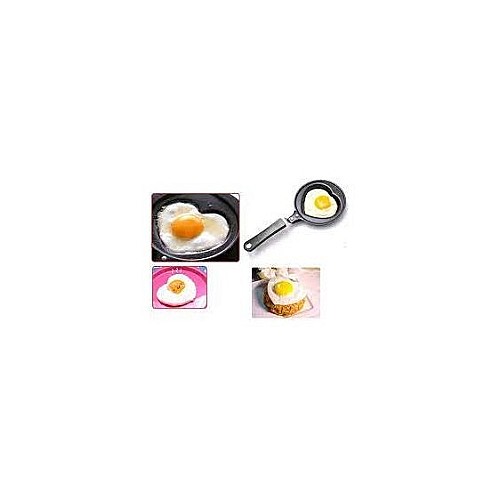 Mini Poêle Antiadhésive Forme De Cœur Pour œufs Et Crêpe-12cm