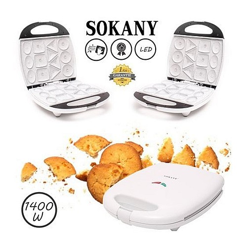 Machine Biscuit Gaufrier -13 Cakes- 1400 W EL-16A